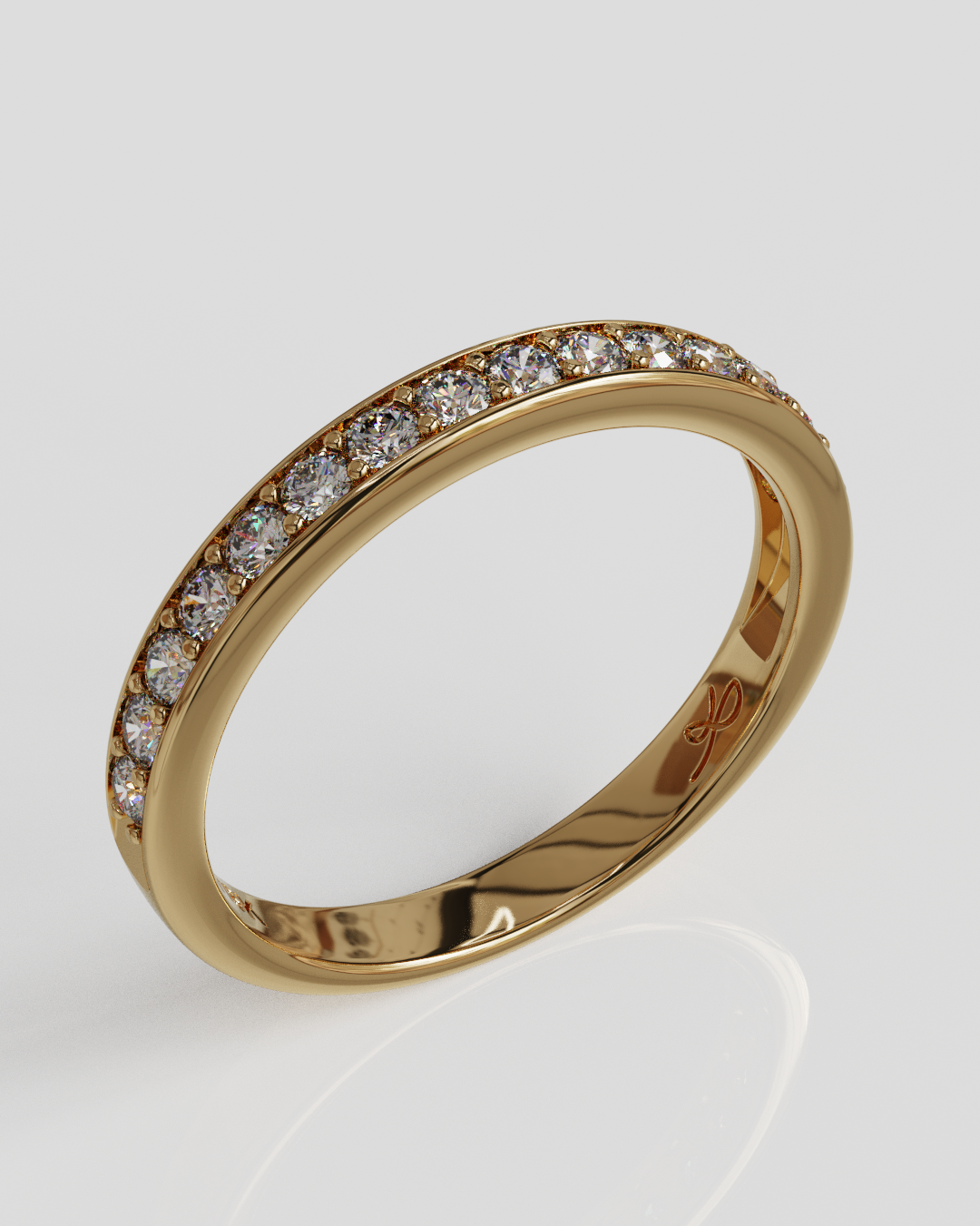 Anillo Fascinación oro rosa 18K