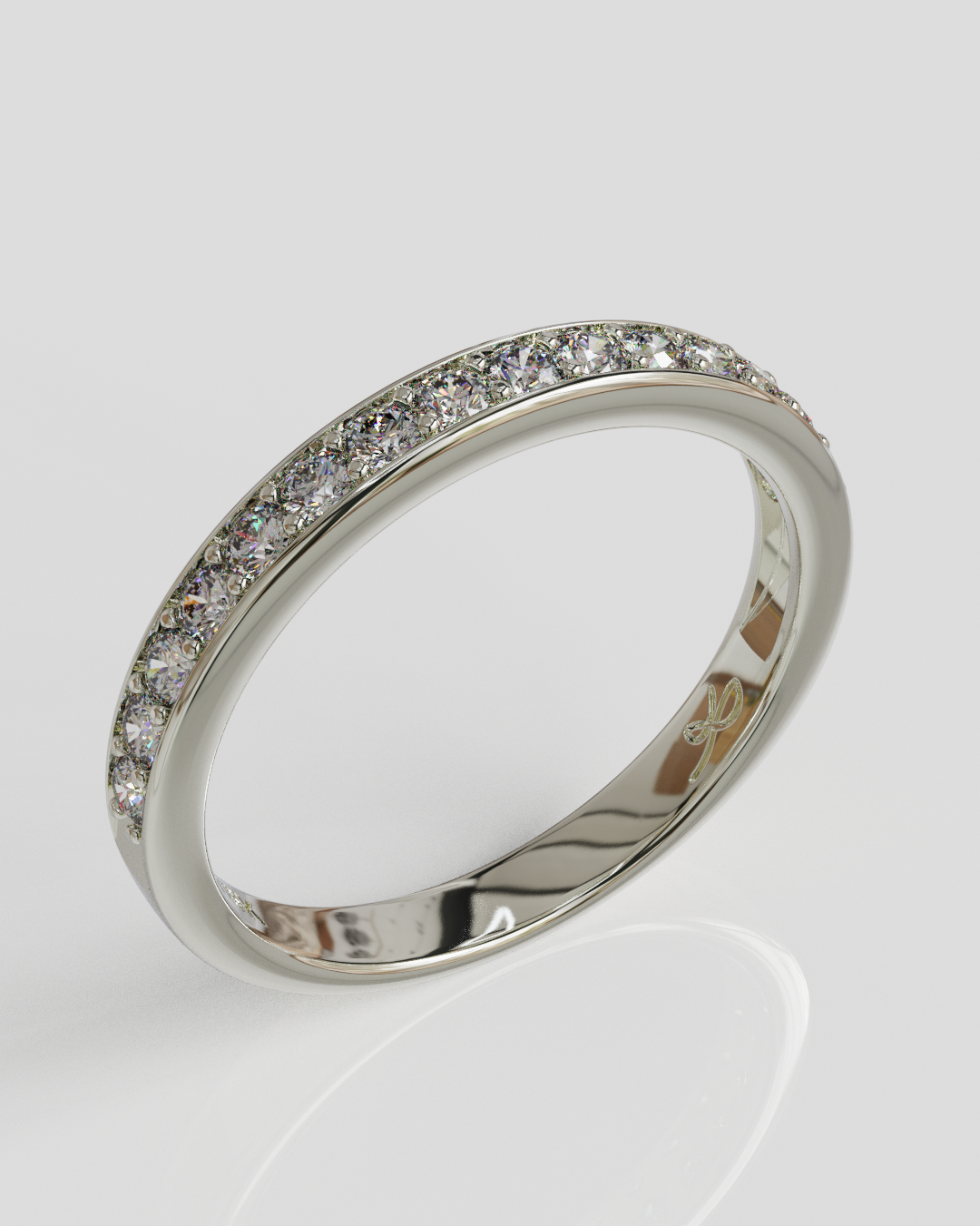 Anillo Fascinación Oro blanco 18K
