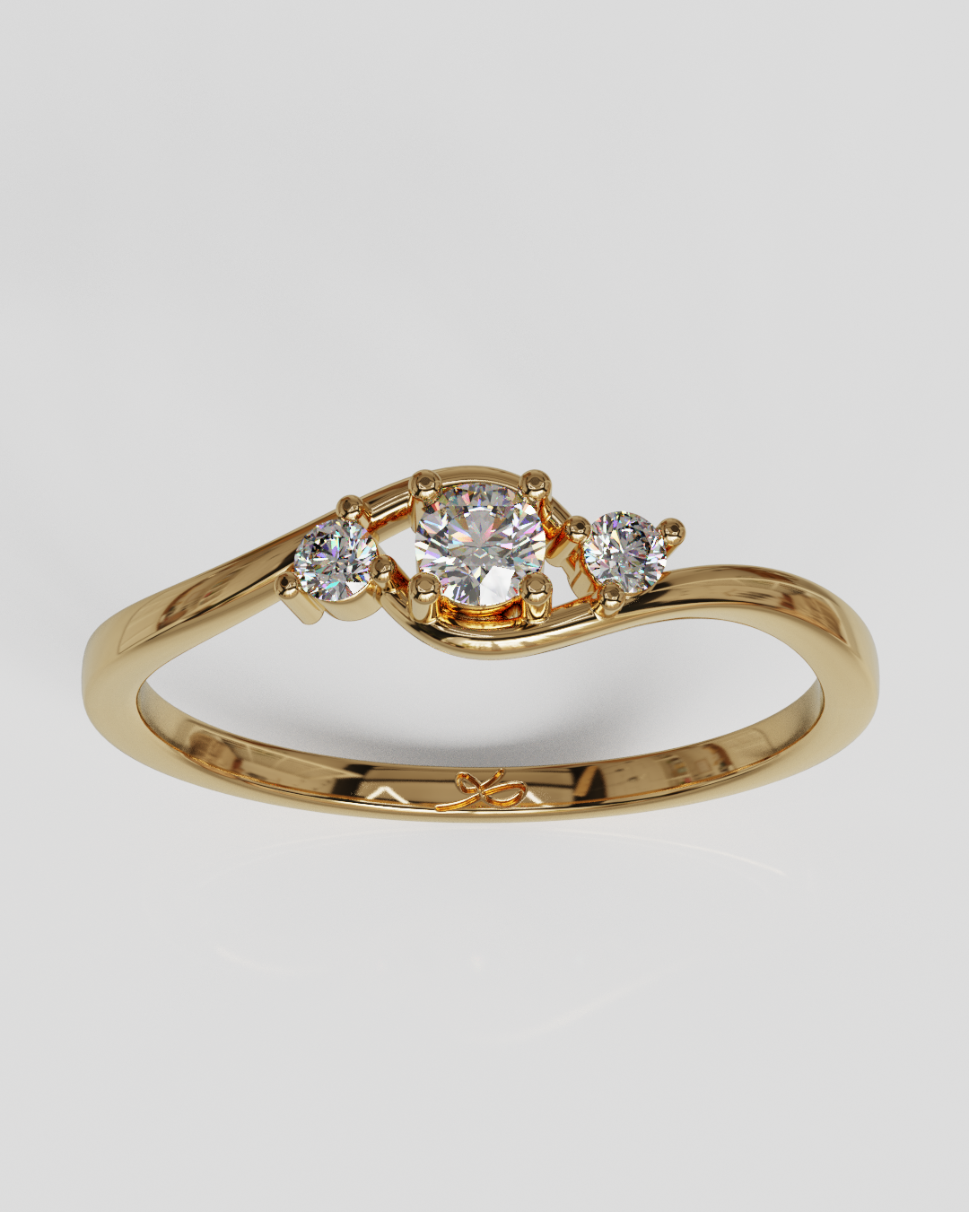 Anillo Virna oro rosa 18K