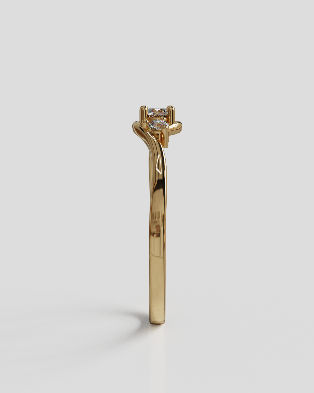 Anillo Virna oro rosa 18K
