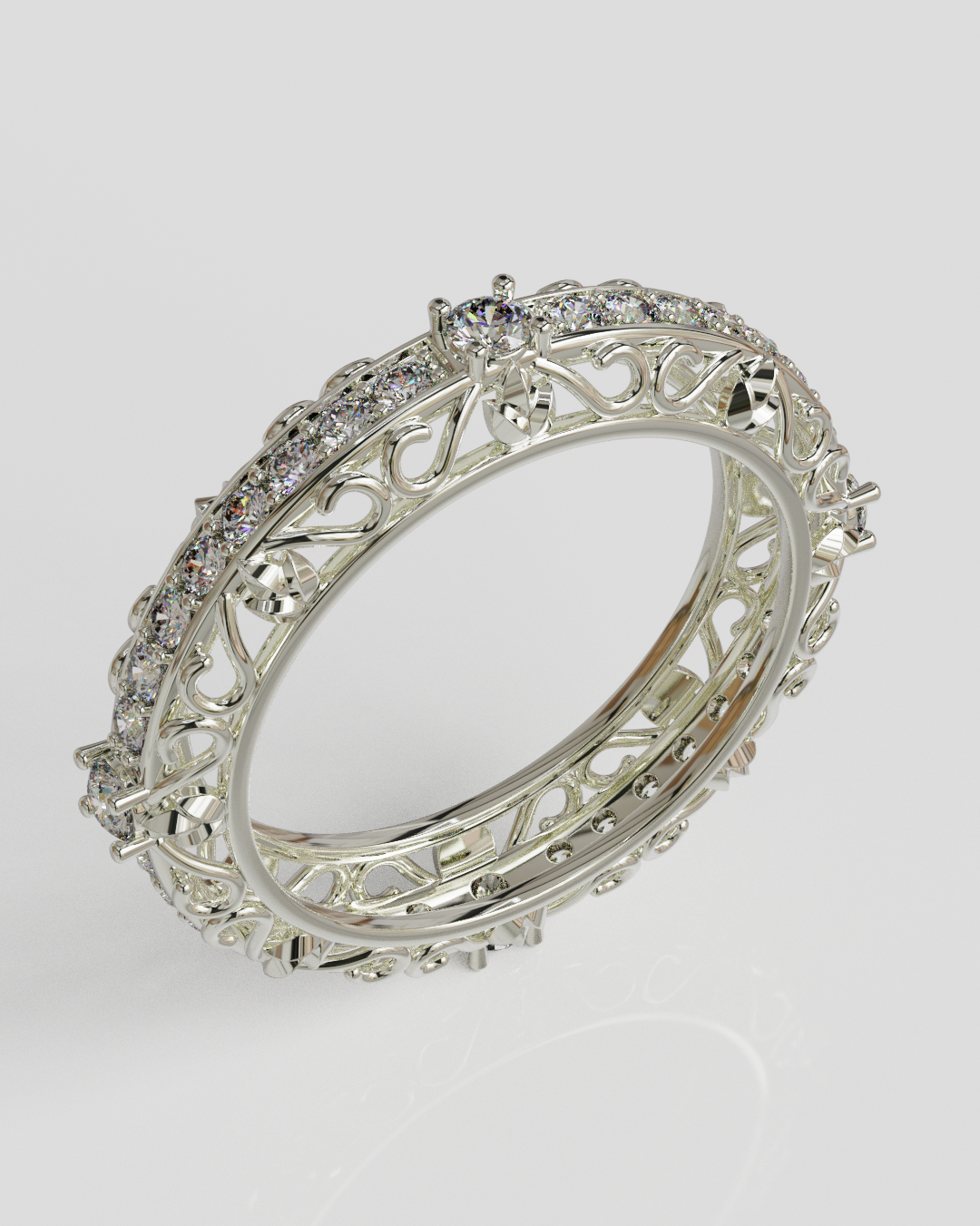 Argolla Catedral plata