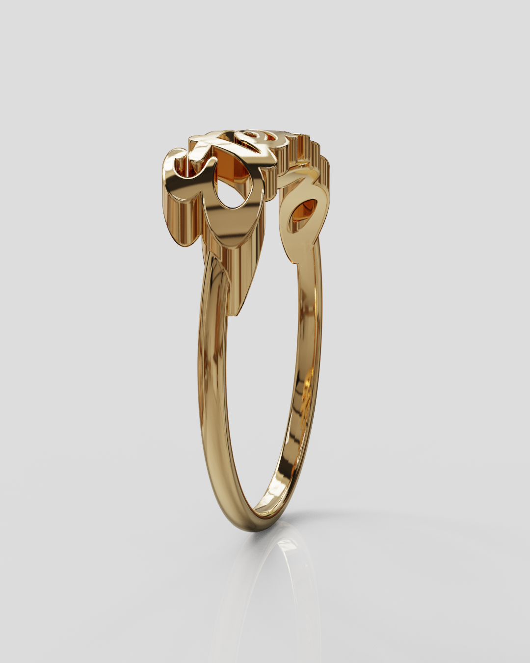 Anillo Eterno oro rosa 18K