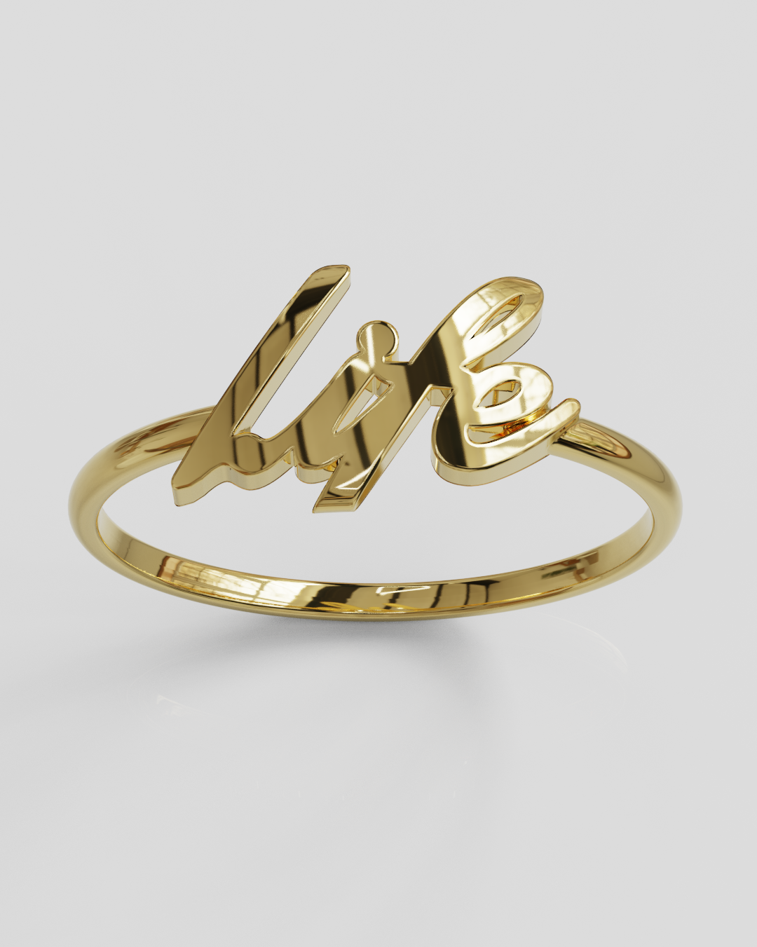 Anillo Life oro amarillo 18K