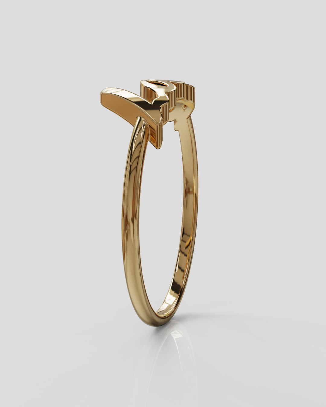 Anillo Love oro rosa 18K