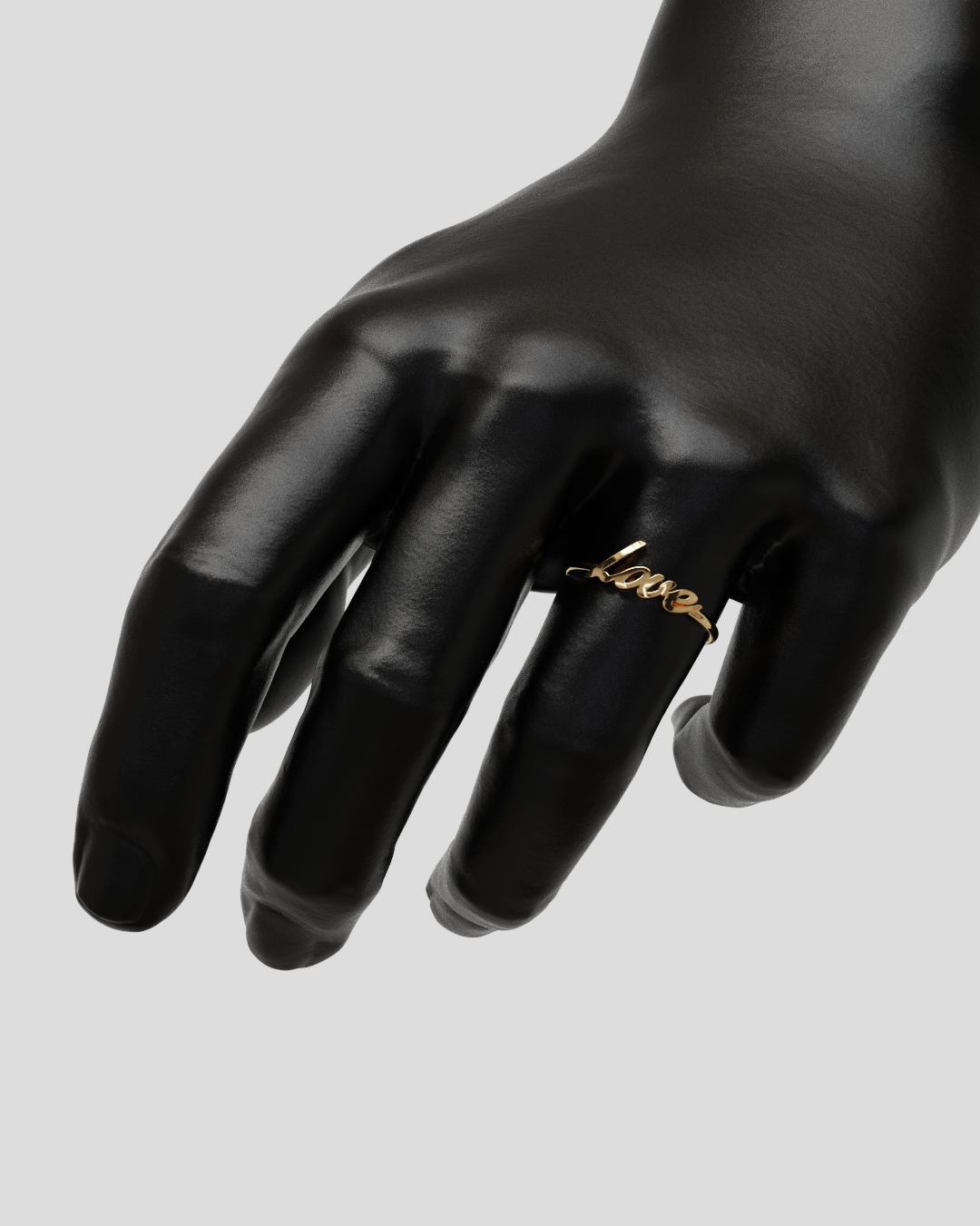 Anillo Love oro rosa 18K
