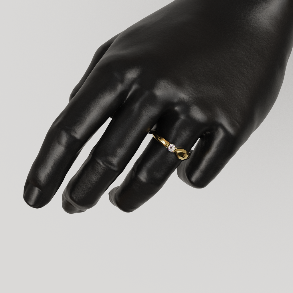 Anillo Armonie con diamante | Anillo de Compromiso o Argolla