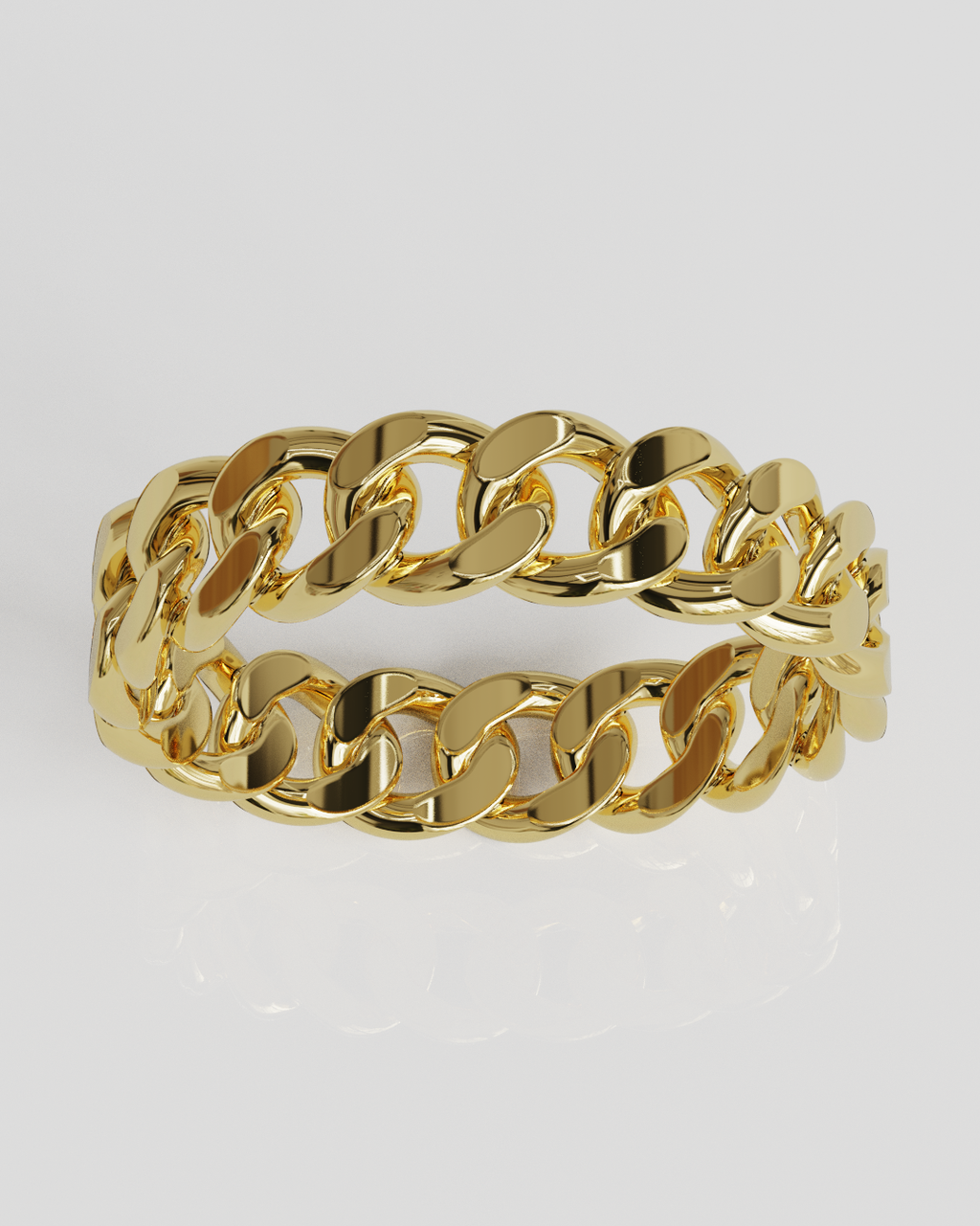 Anillo Grumet oro amarillo 18K