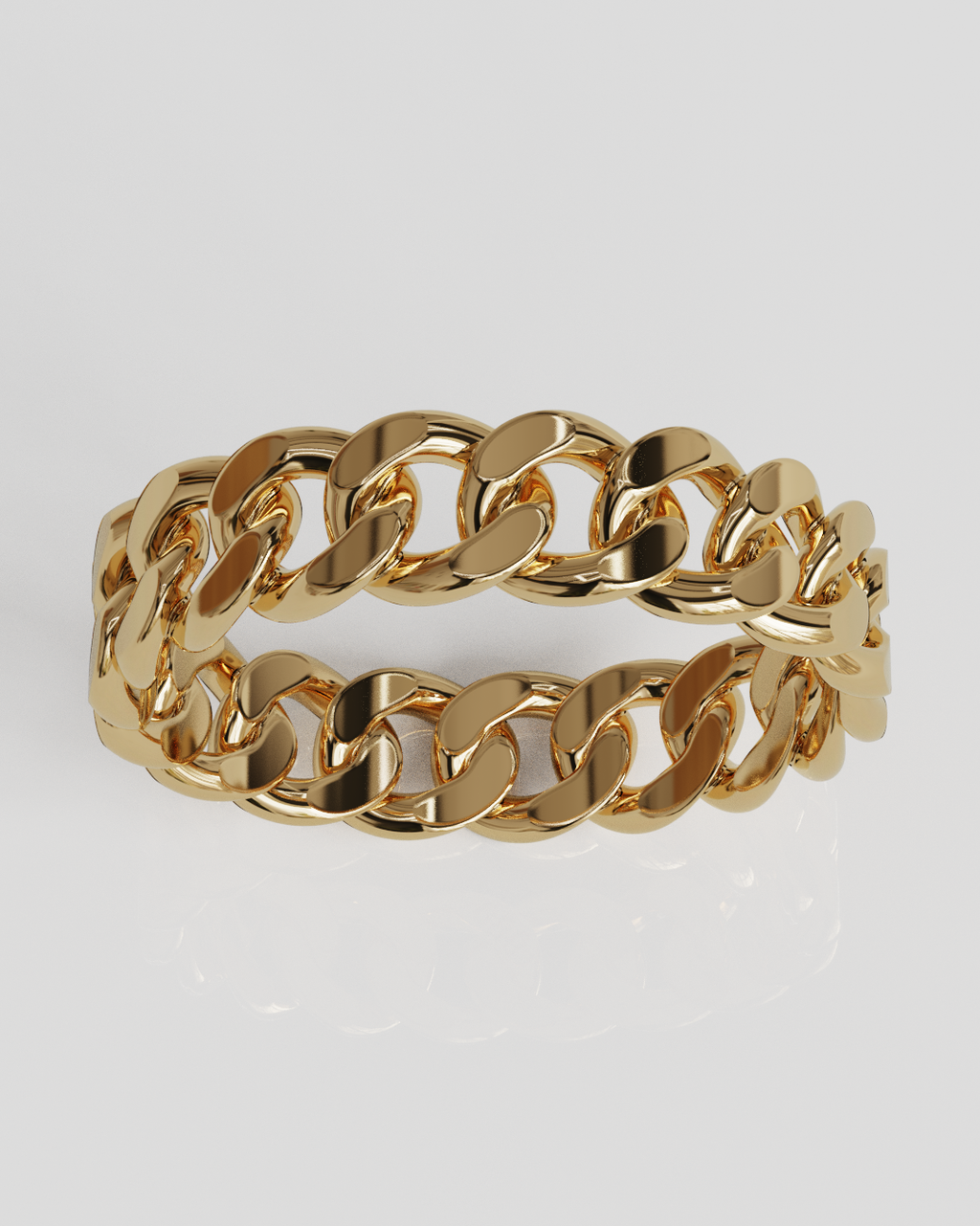 Anillo Grumet oro rosa 18K