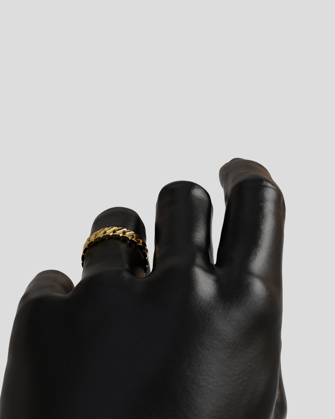 Anillo Panzer oro amarillo 18K