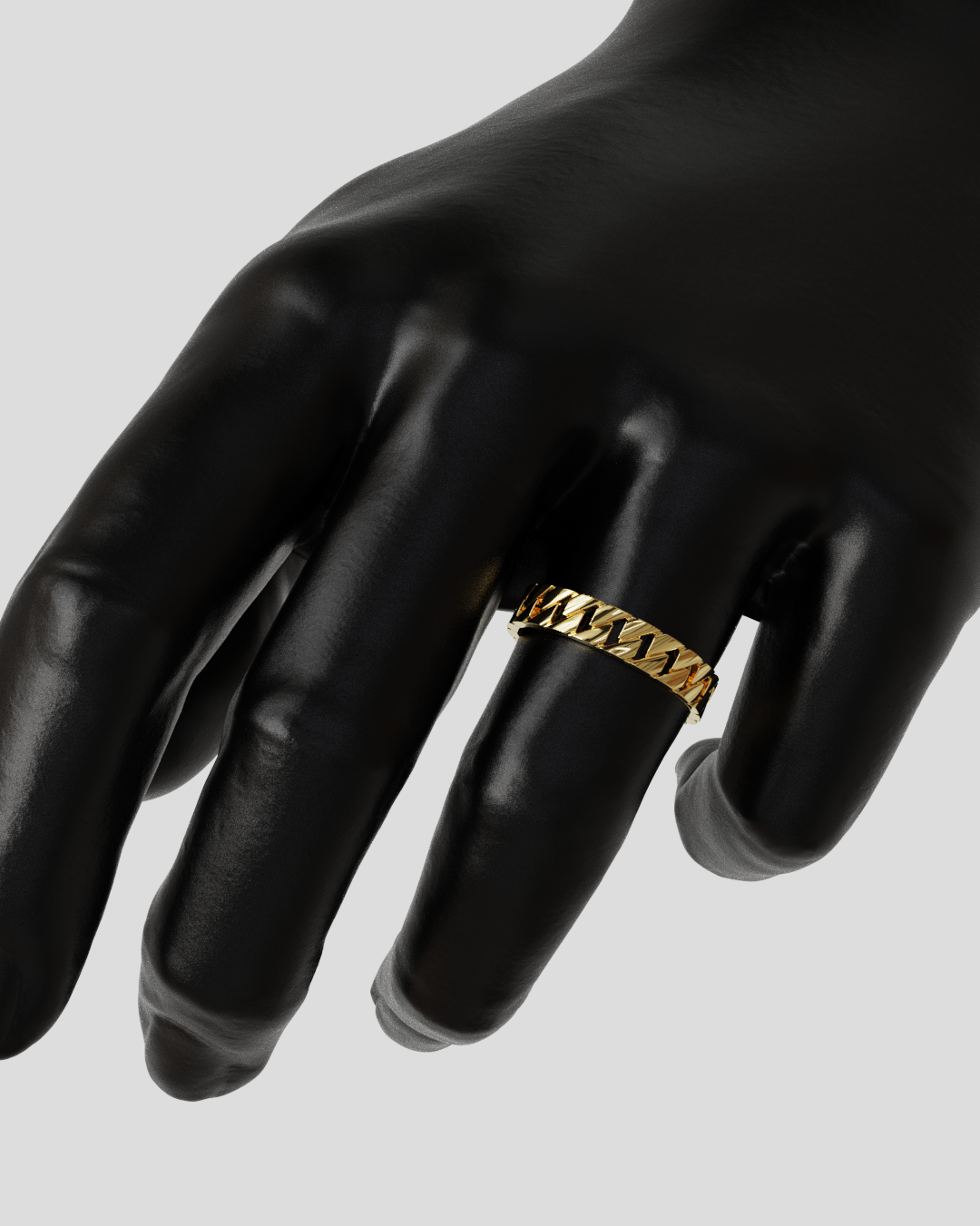 Anillo Panzer oro amarillo 18K