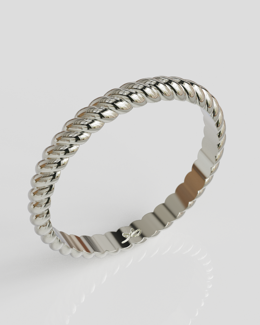 Anillo Trenza fina plata