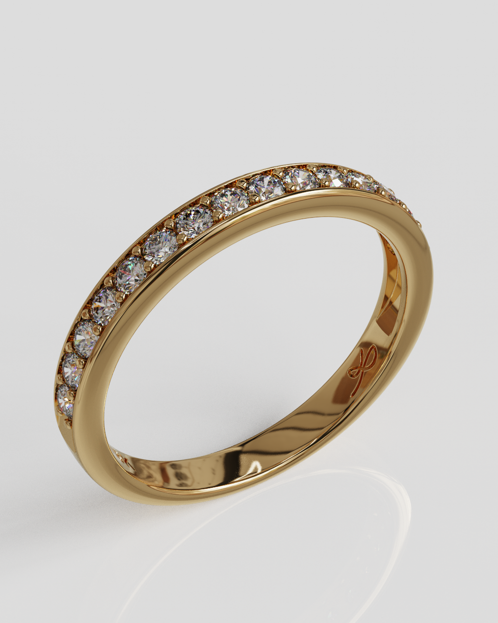 Anillo Fascinación oro rosa 18K