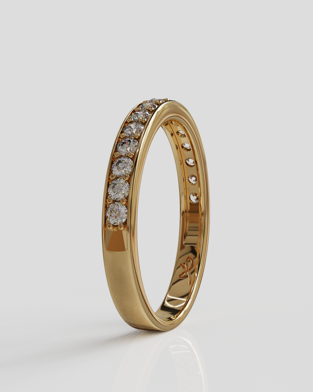 Anillo Fascinación oro rosa 18K
