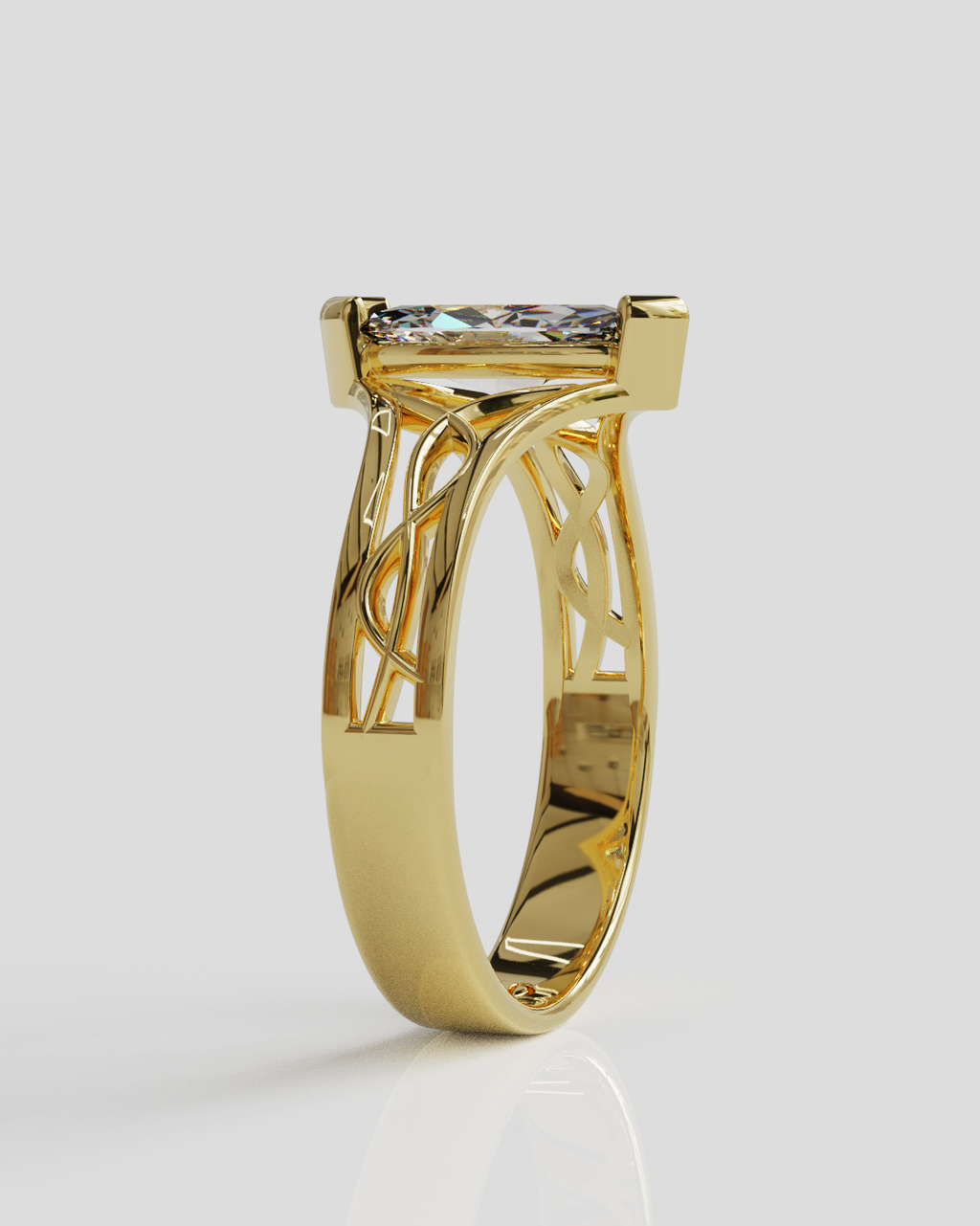 Anillo Aurora oro amarillo 18K