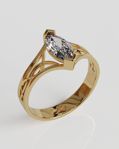Anillo Aurora oro rosa 18K