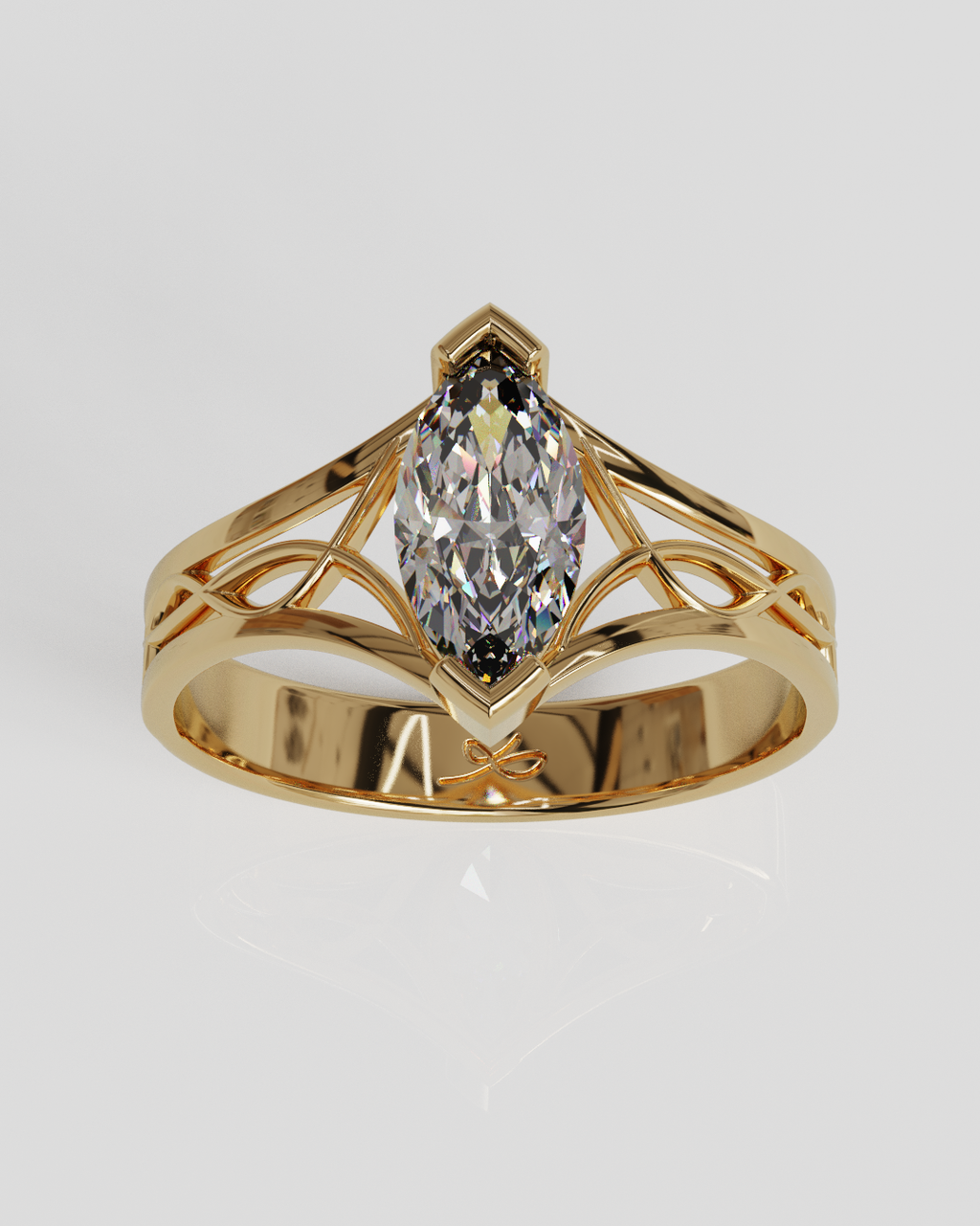 Anillo Aurora oro rosa 18K