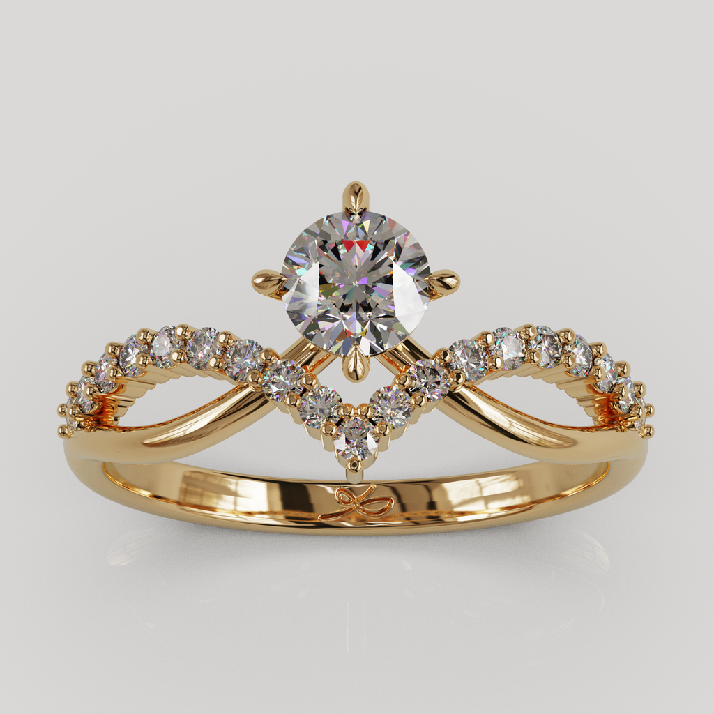 Anillo Estelar oro rosado 18K
