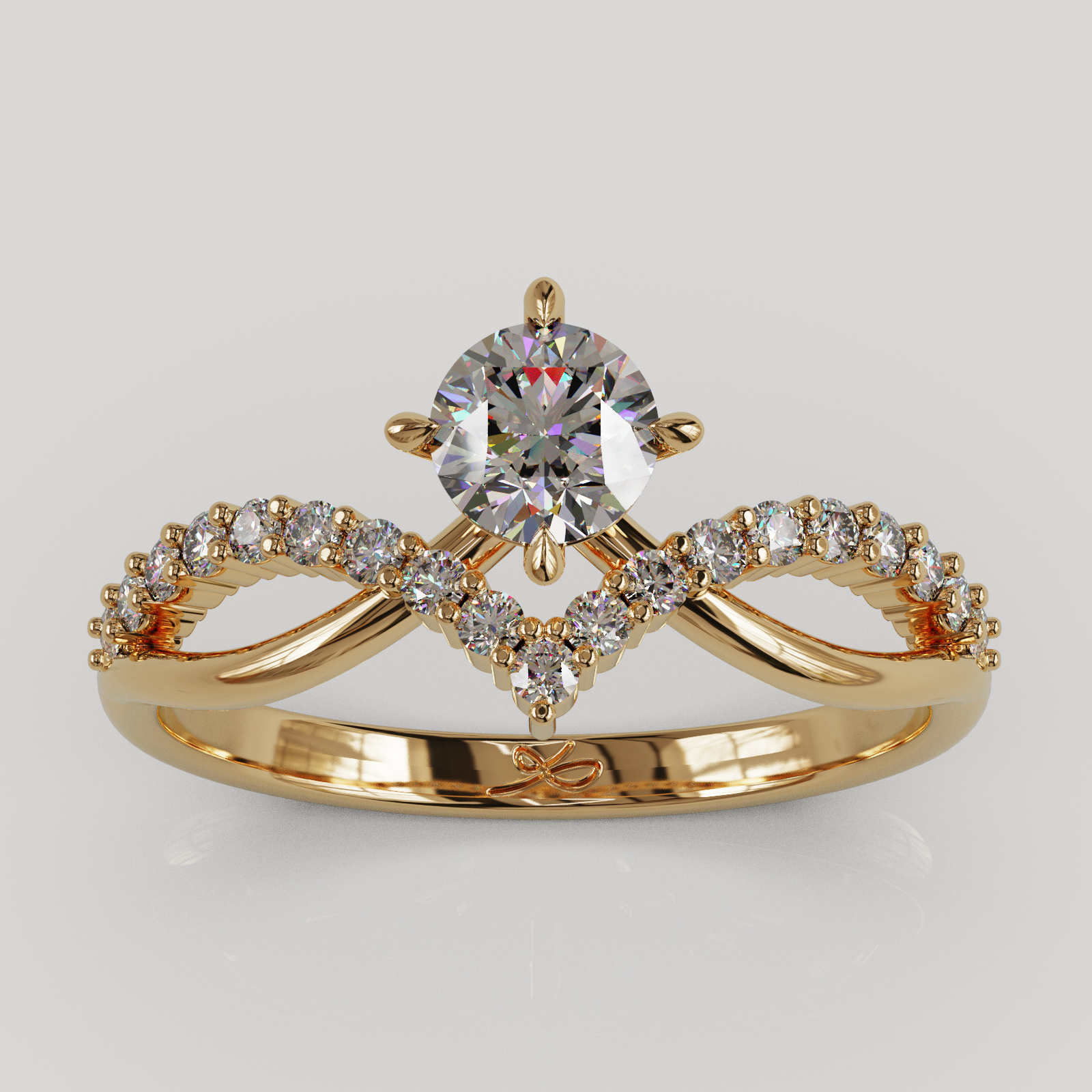 Anillo Estelar oro rosado 18K