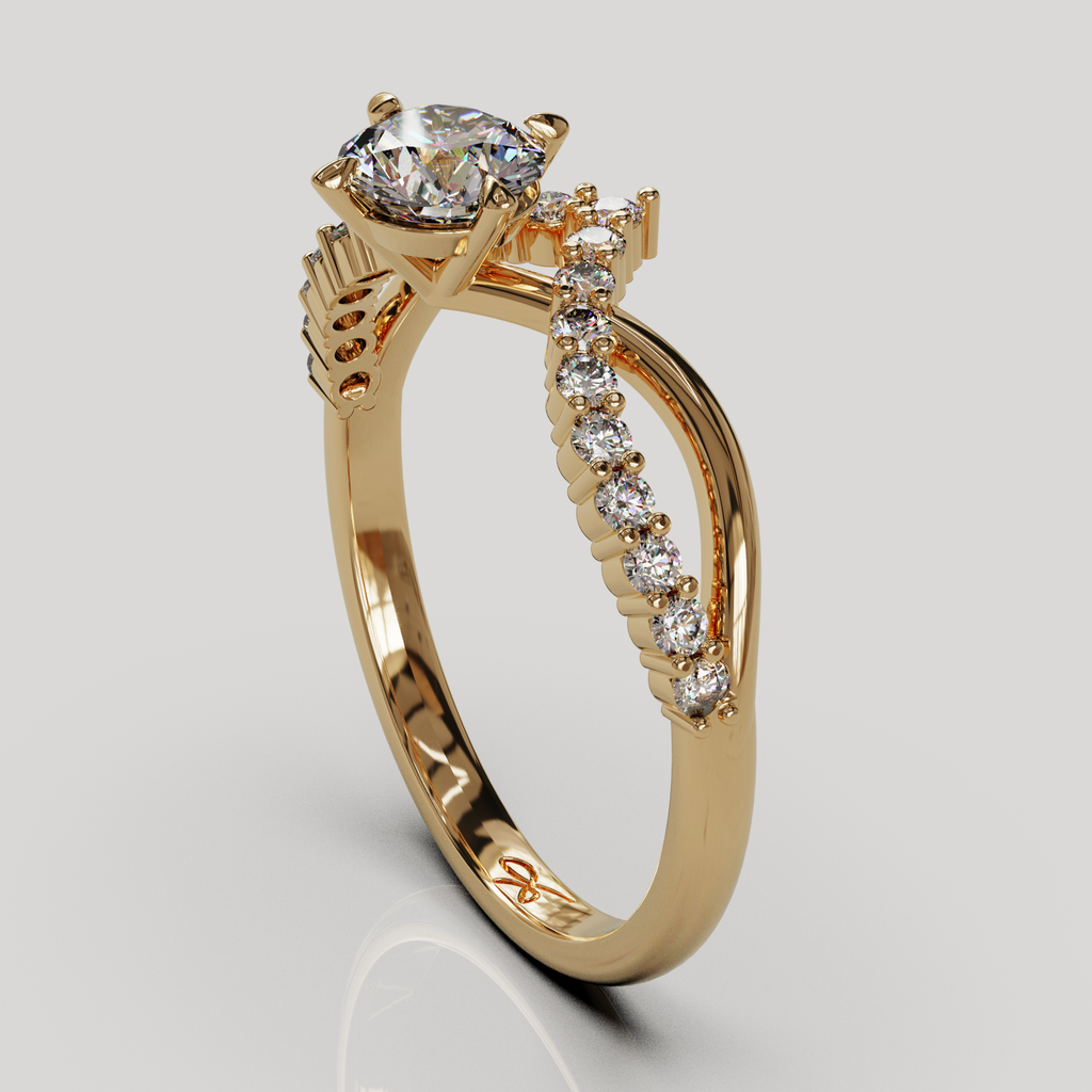 Anillo Estelar oro rosado 18K