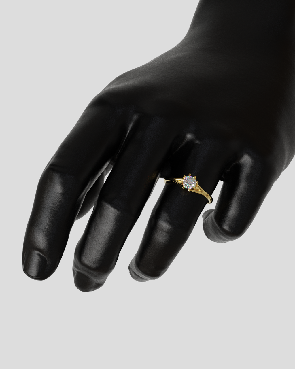 Anillo Lira oro amarillo 18K