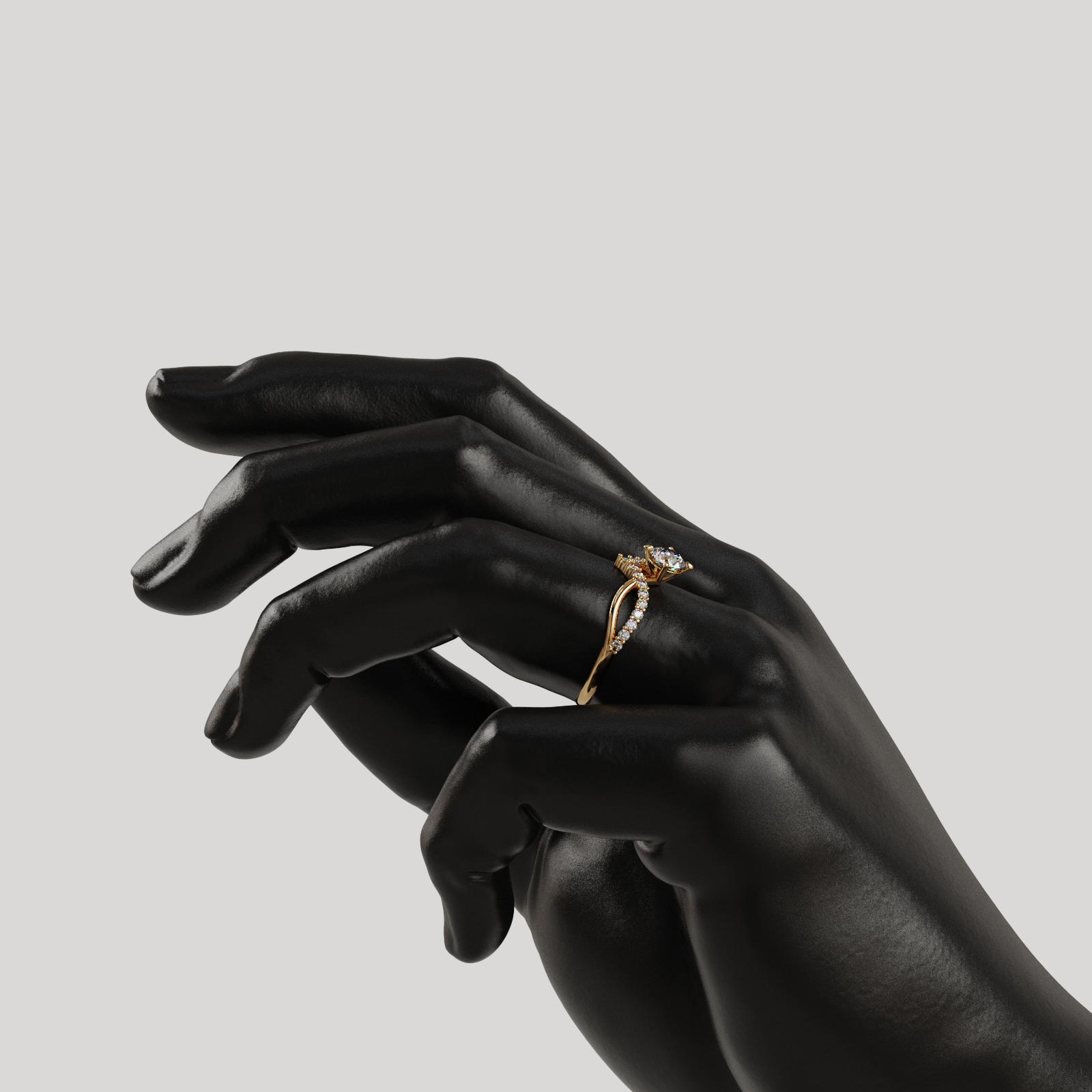 Anillo Estelar oro rosado 18K