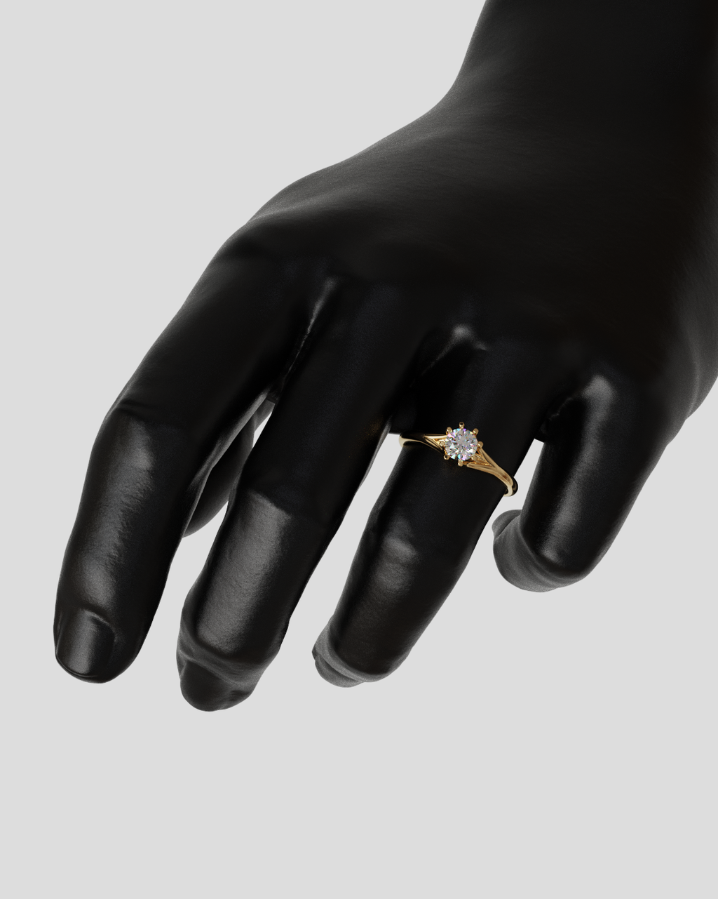 Anillo Lira oro rosa 18K