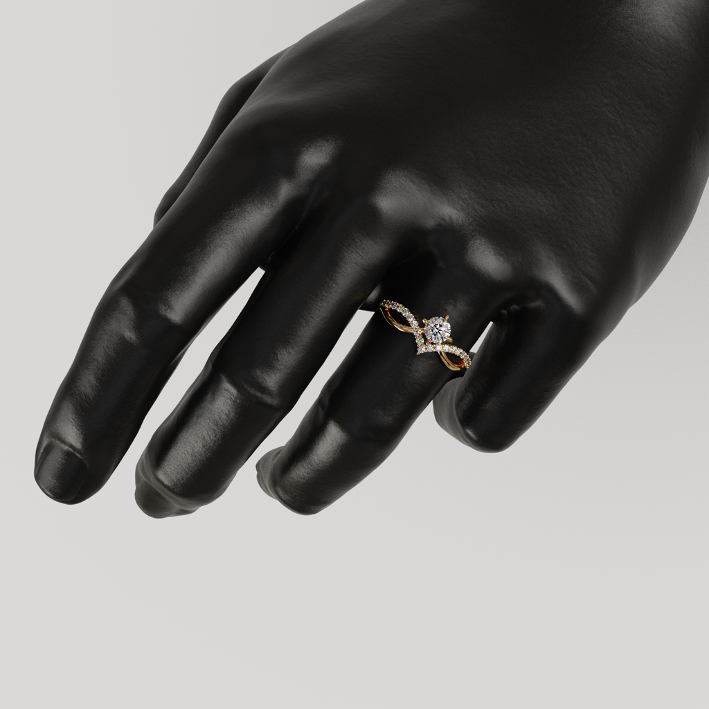 Anillo Estelar oro rosado 18K