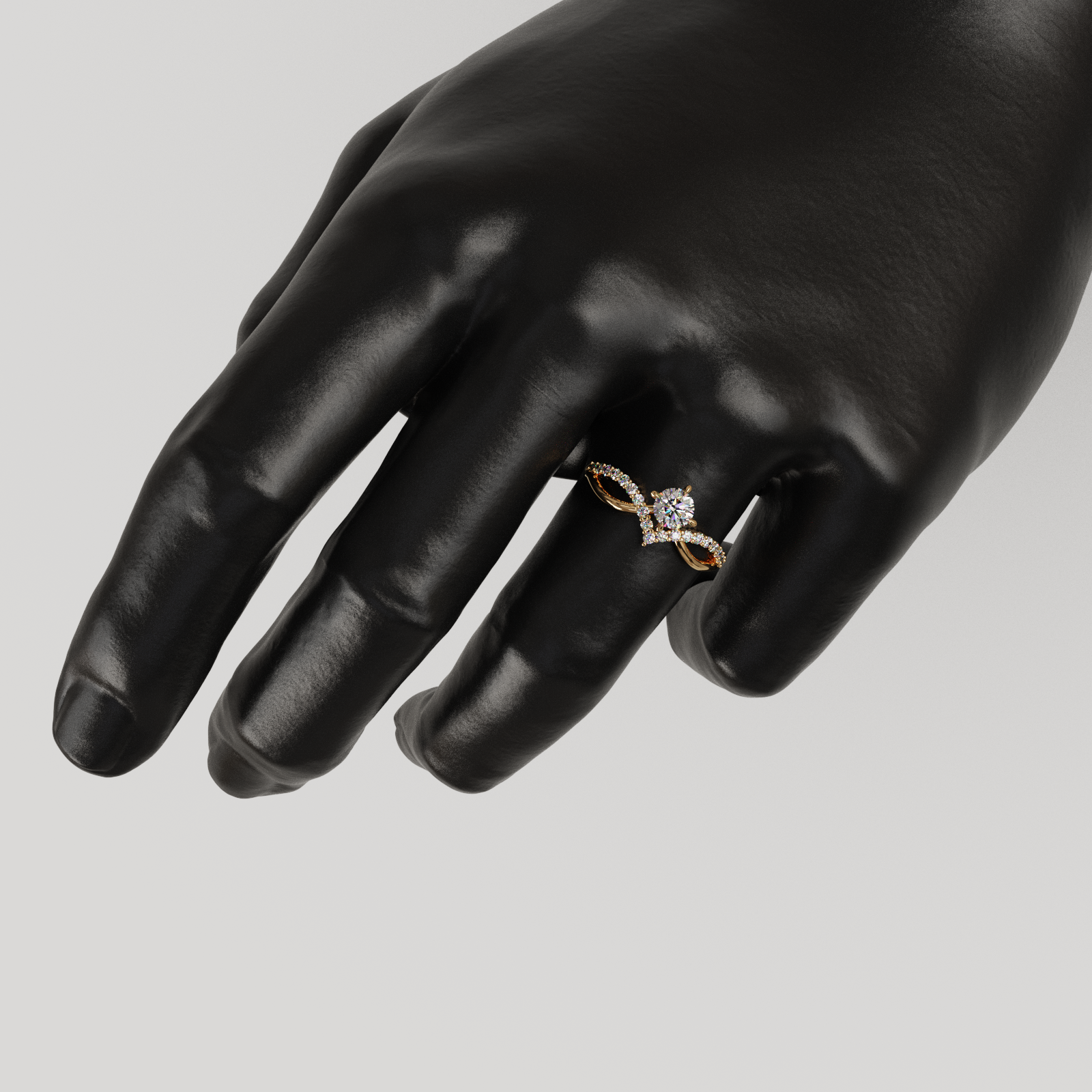Anillo Estelar oro rosado 18K