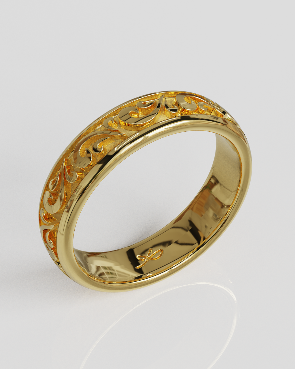 Anillo Wind oro amarillo 18K