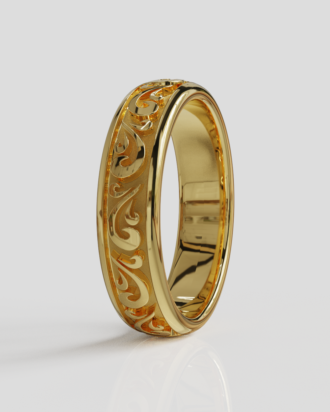 Anillo Wind oro amarillo 18K