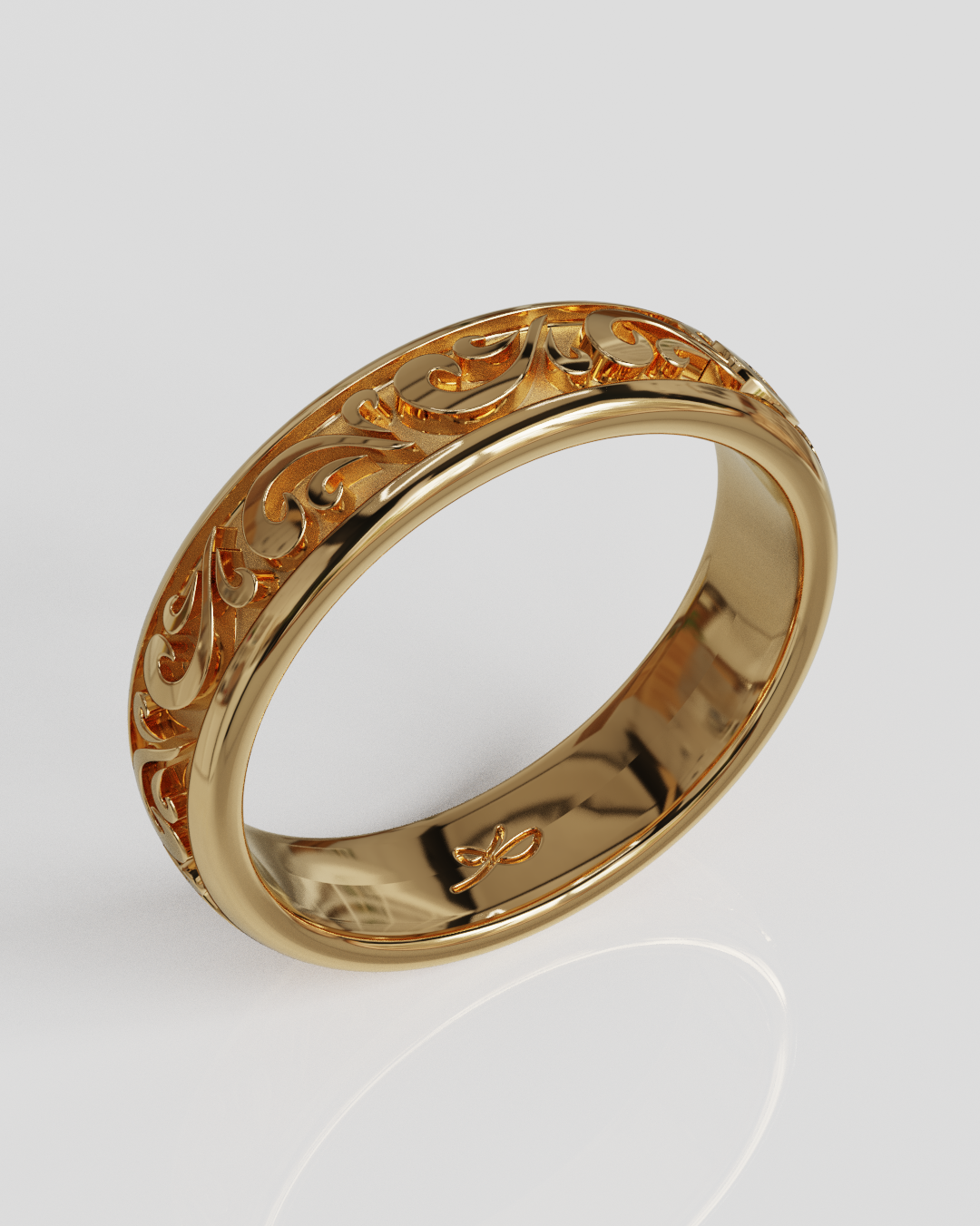 Anillo Wind oro rosa 18K