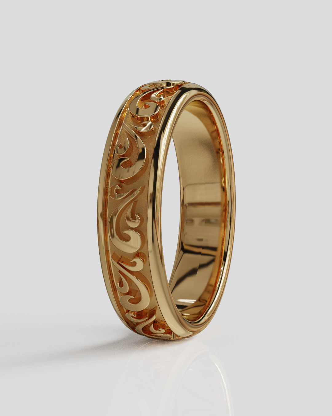 Anillo Wind oro rosa 18K