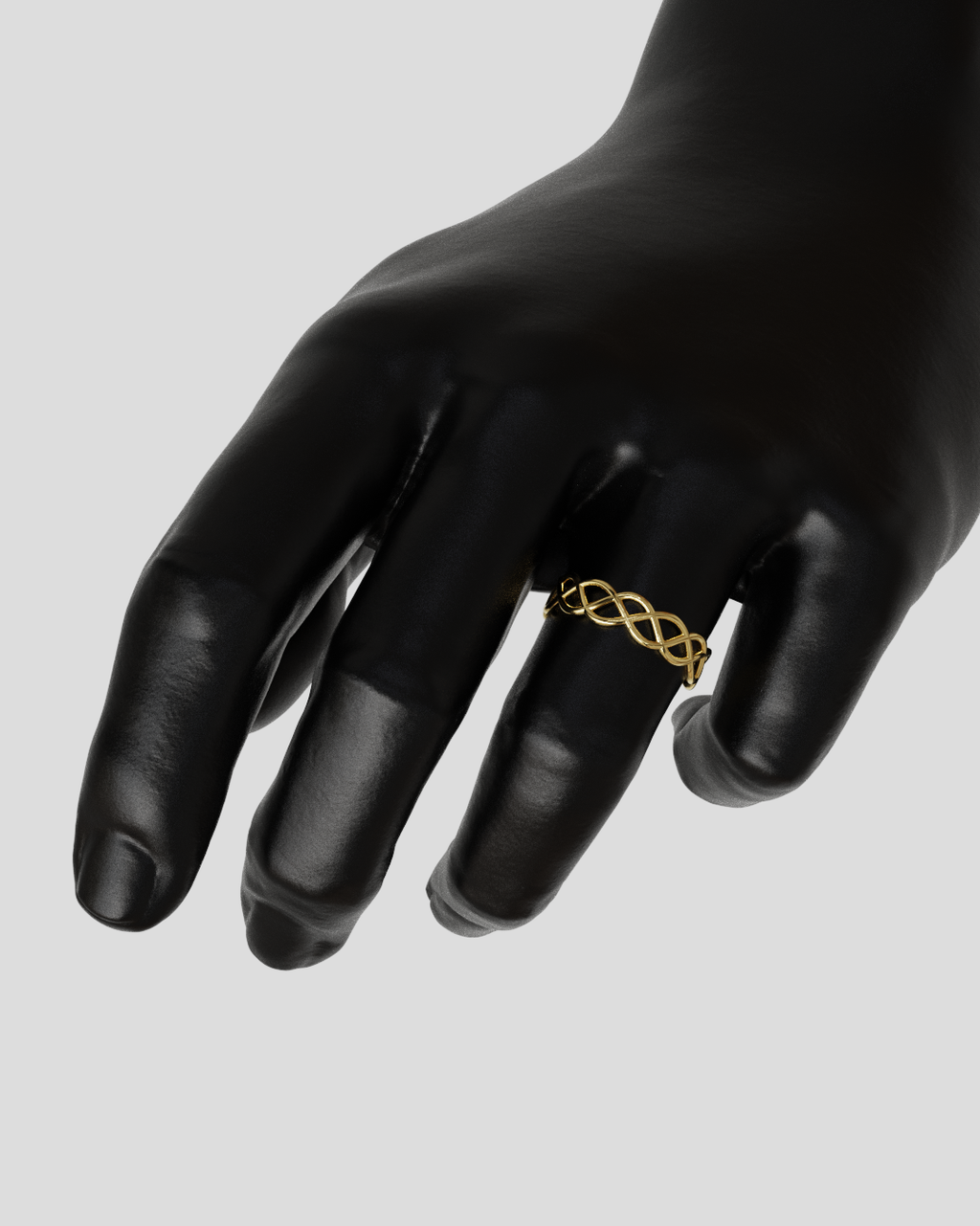 Anillo Entrelazado oro amarillo 18K