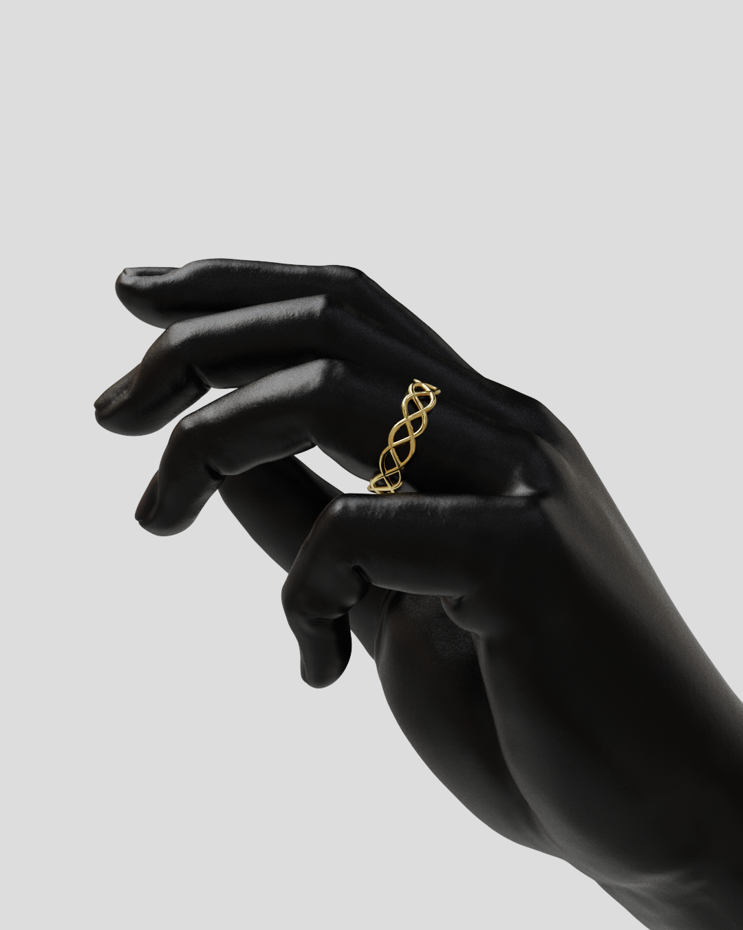 Anillo Entrelazado oro amarillo 18K