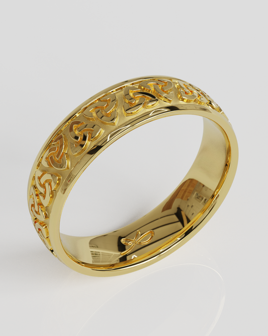 Anillo Triqueta oro amarillo 18K 15%OFF