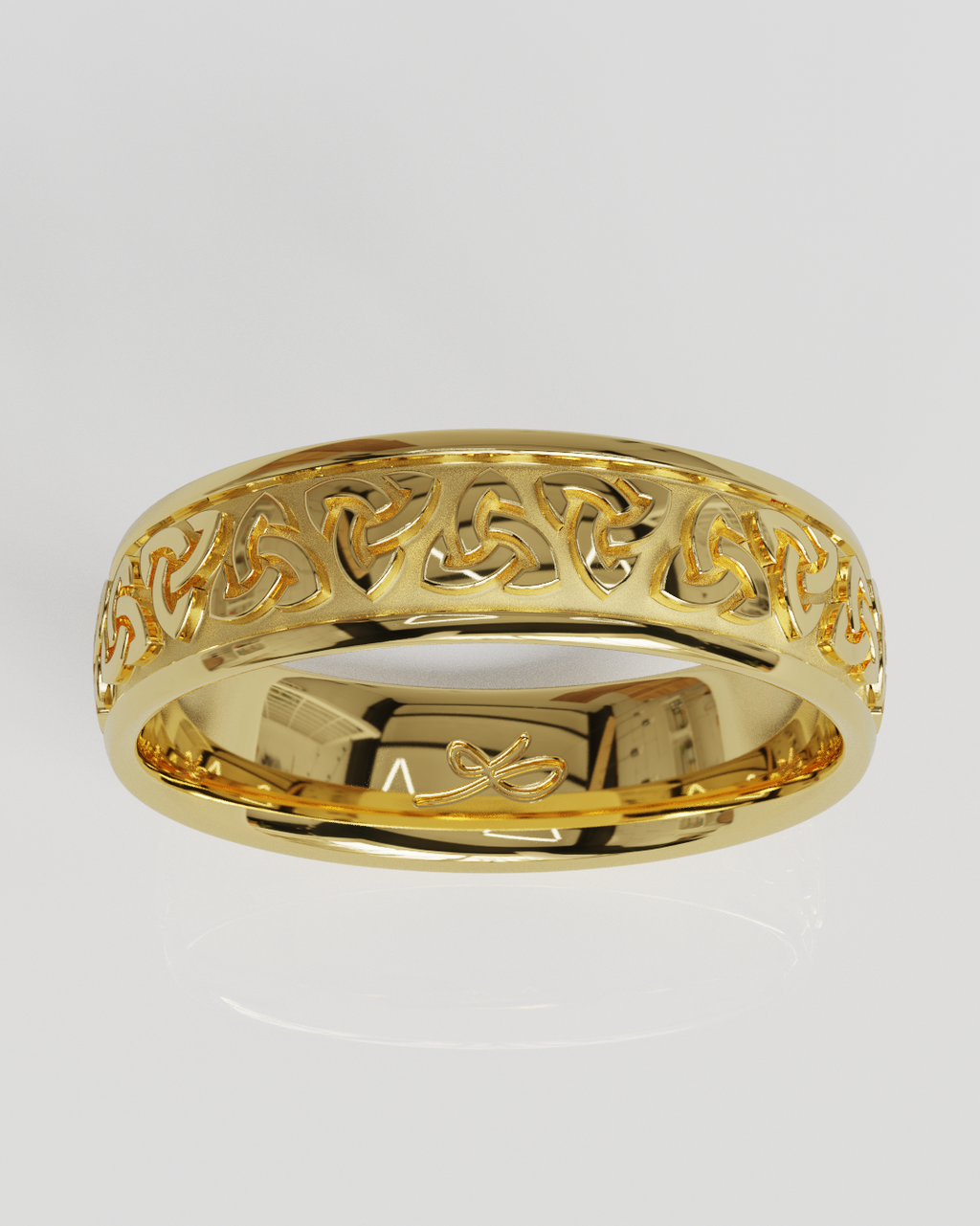 Anillo Triqueta oro amarillo 18K