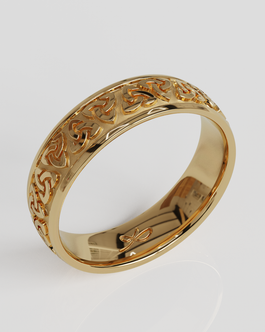 Anillo Triqueta oro rosa 18K