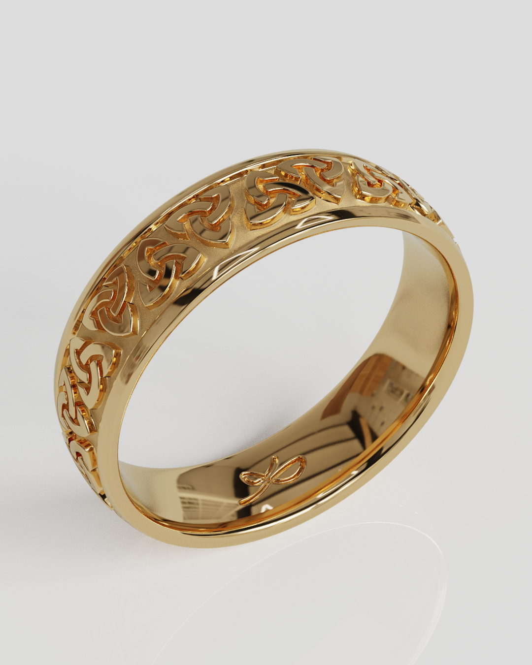 Anillo Triqueta oro rosa 18K