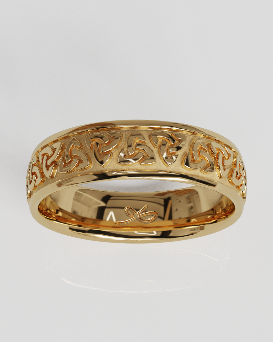 Anillo Triqueta oro rosa 18K