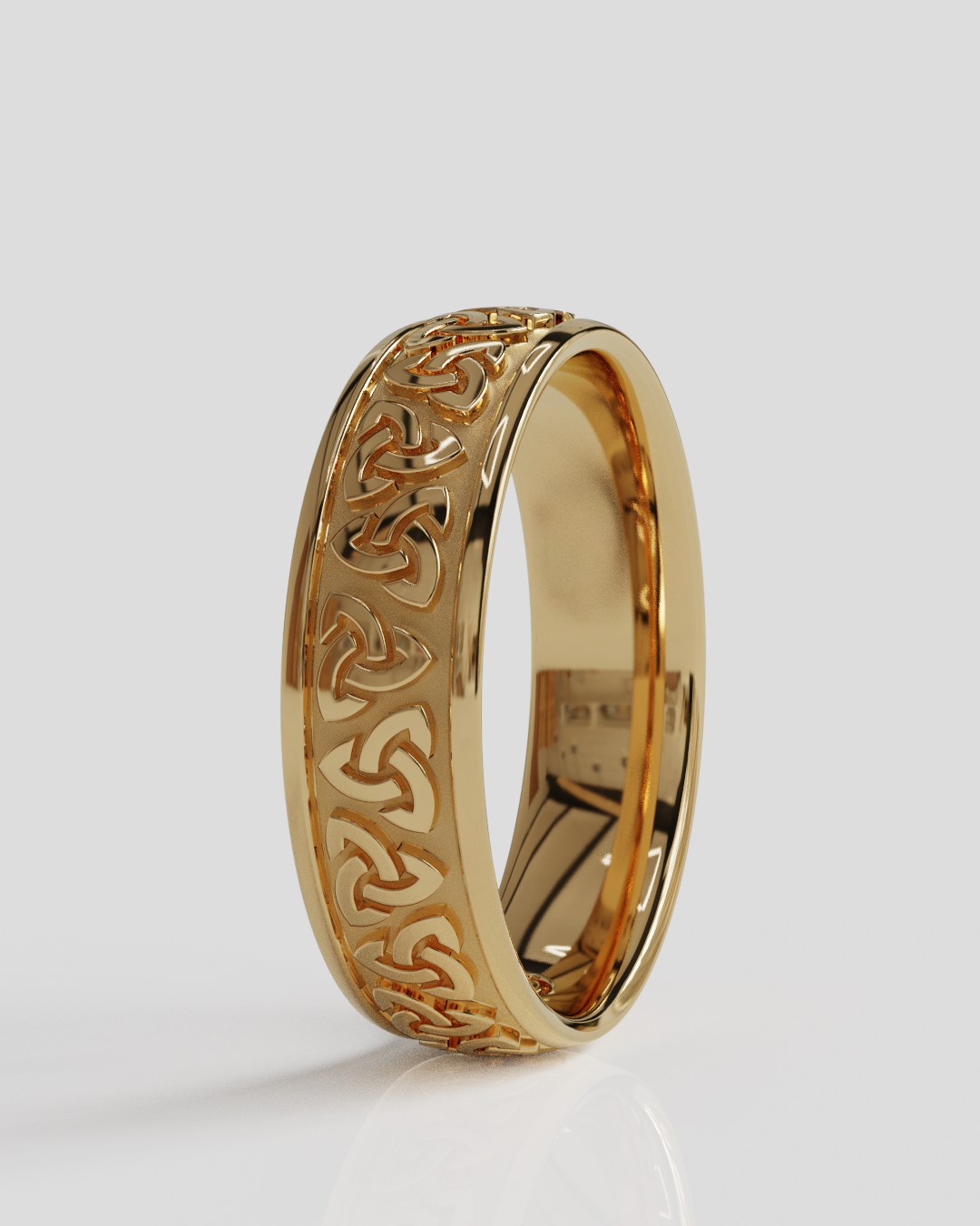 Anillo Triqueta oro rosa 18K