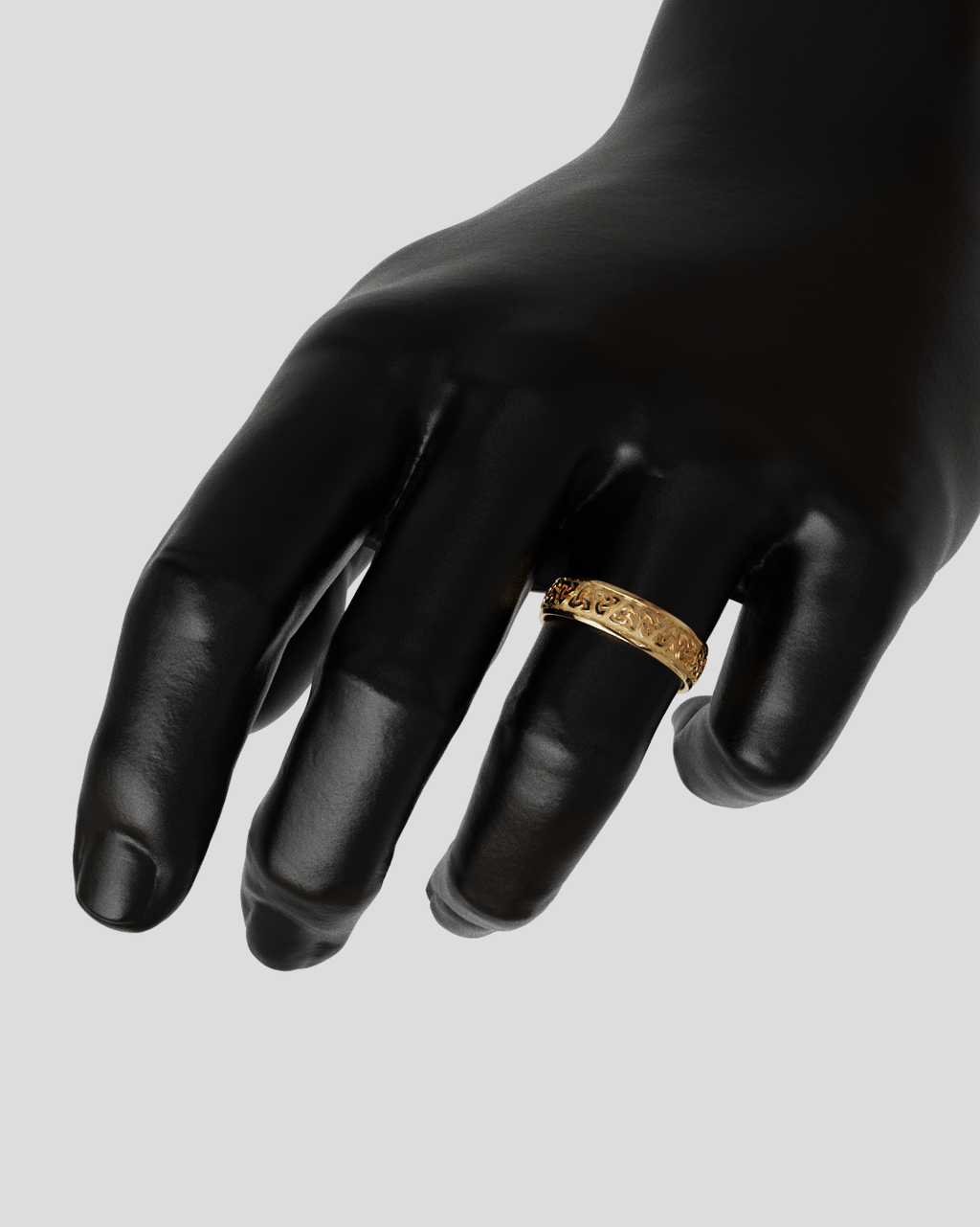 Anillo Triqueta oro rosa 18K