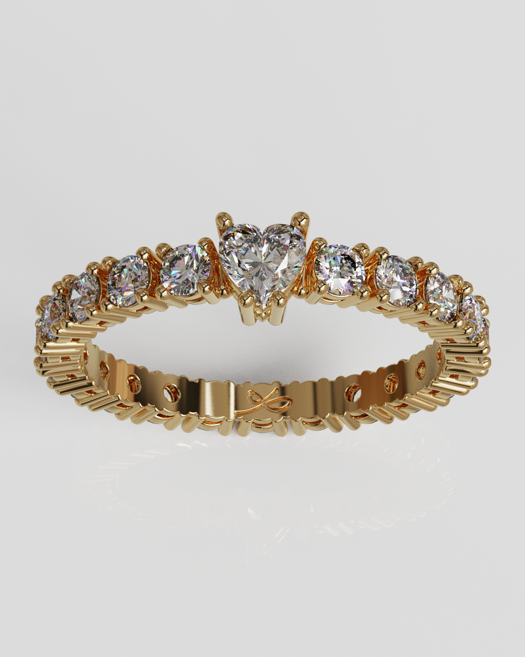 Anillo Clau oro rosa 18K