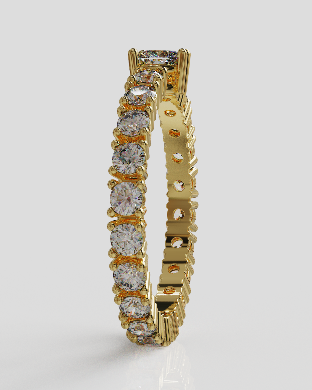 Anillo Clau oro amarillo 18K