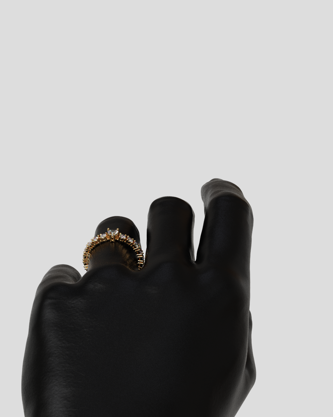 Anillo Clau oro rosa 18K