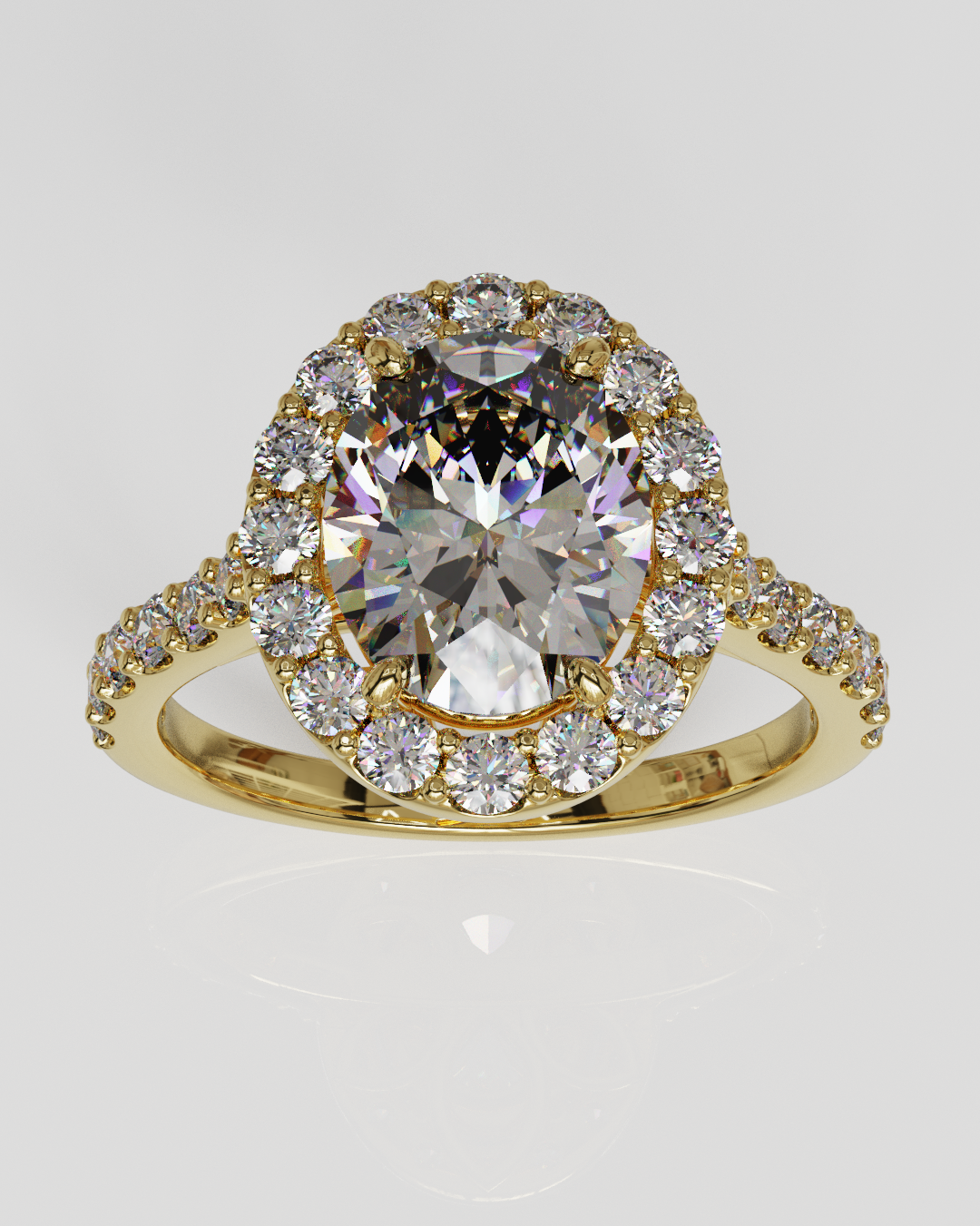 Anillo Vittoria oro amarillo 18K