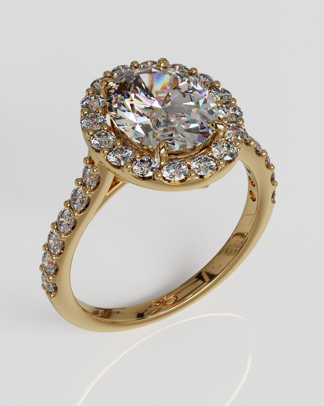 Anillo Vittoria oro rosa 18K