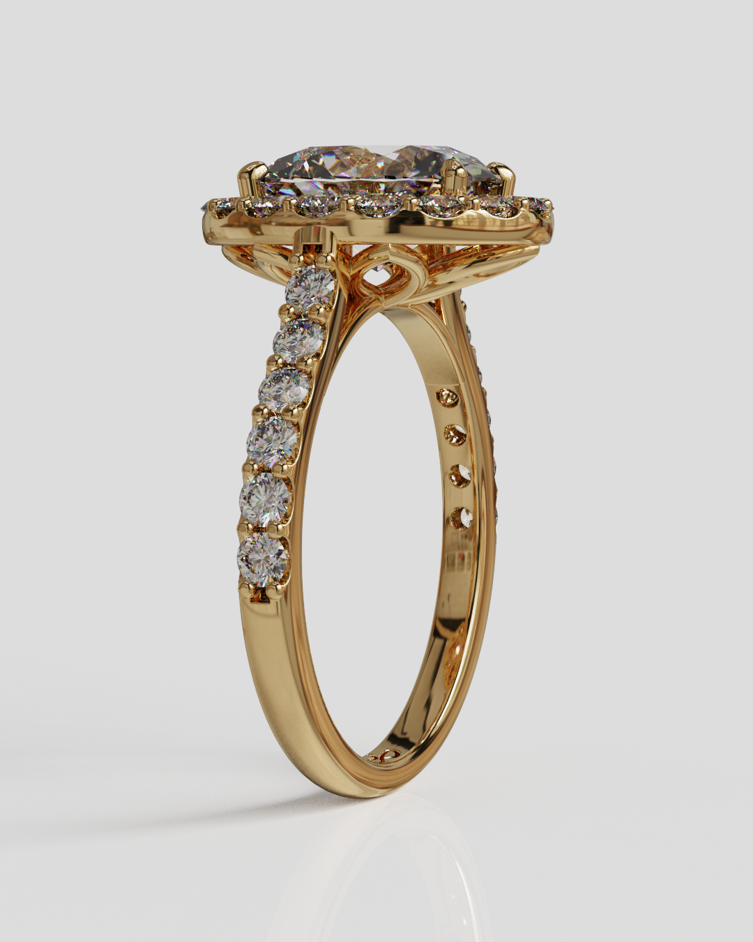 Anillo Vittoria oro rosa 18K