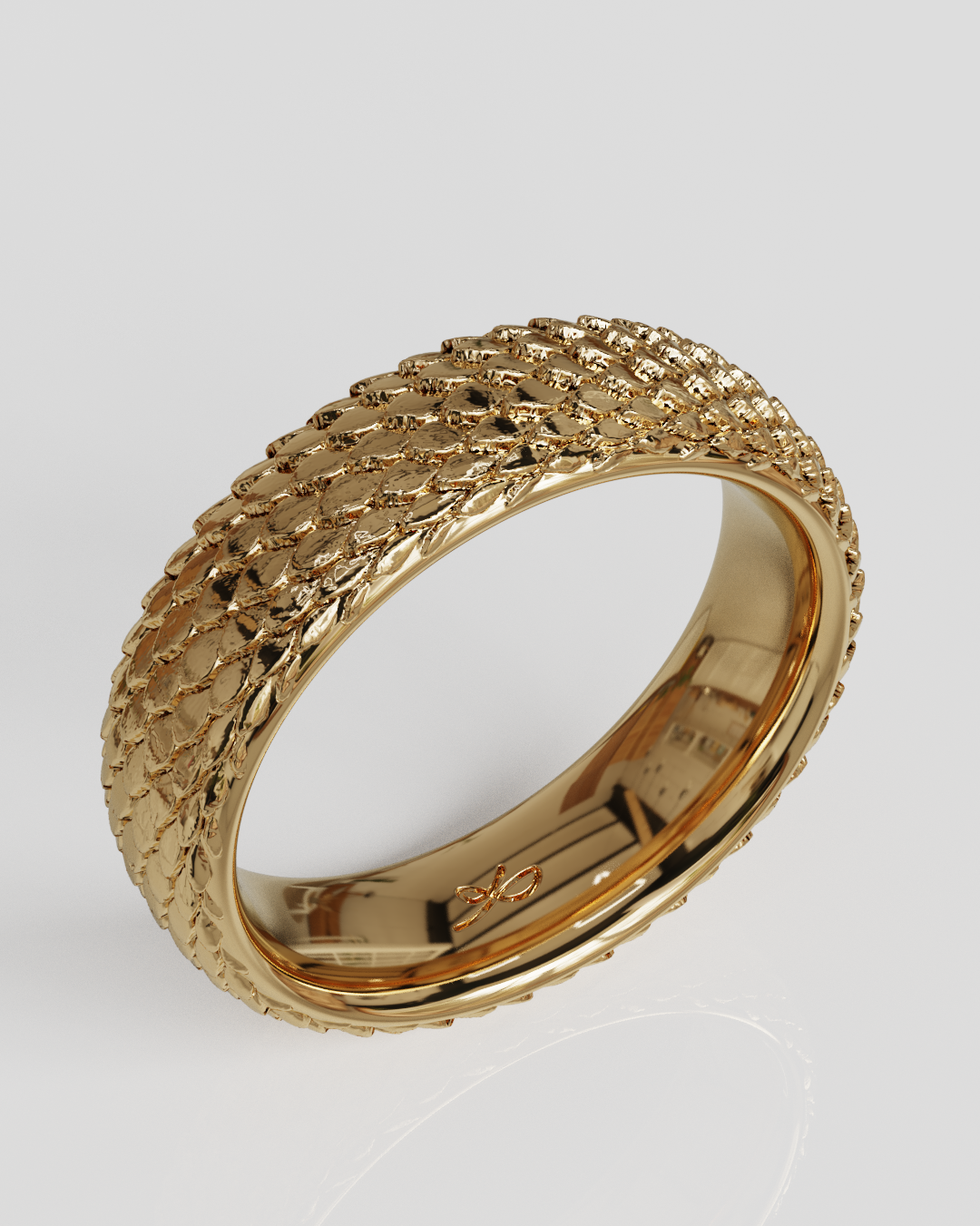 Anillo Draco oro rosa 18K