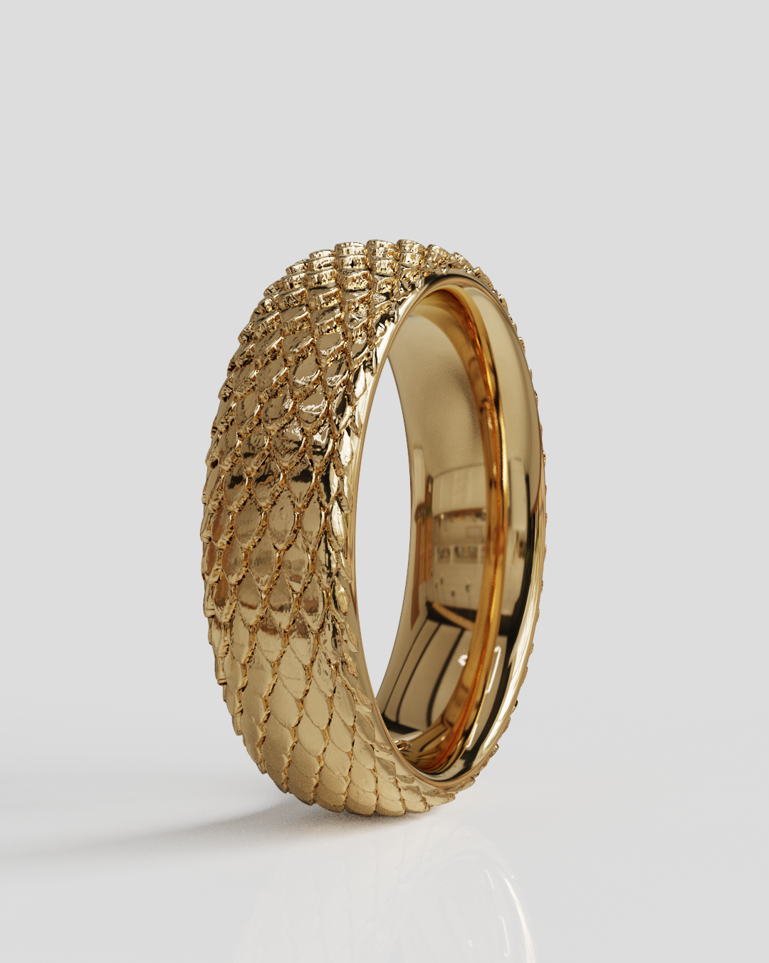 Anillo Draco oro rosa 18K