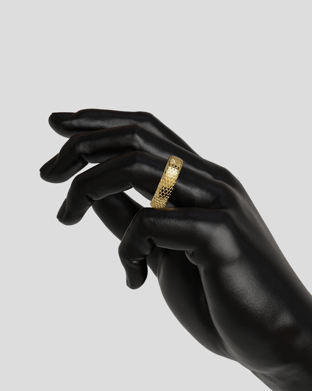 Anillo Draco oro amarillo 18K